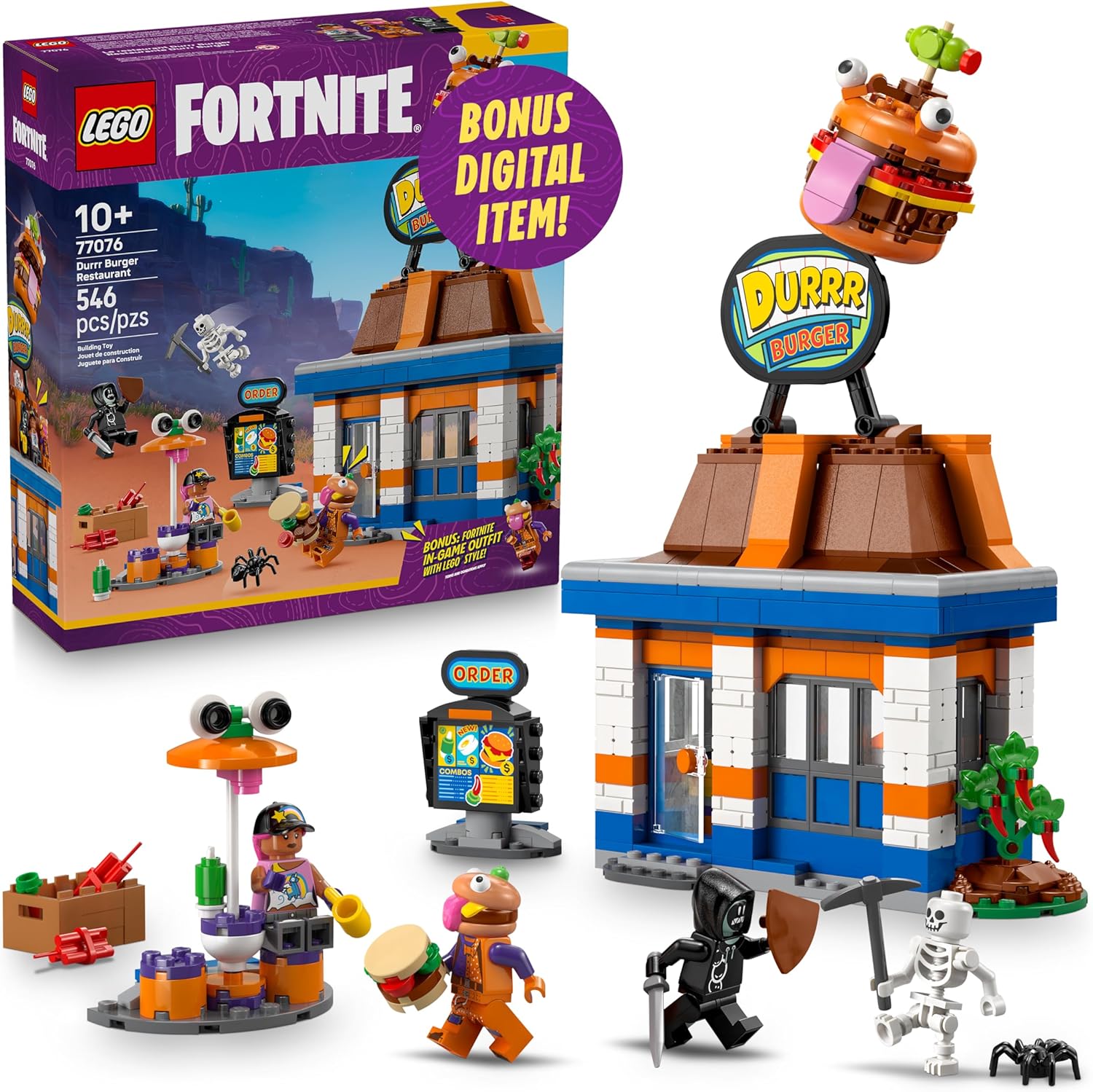 FORTNITE RESTAURANTE HAMBURRRGUESA 77076