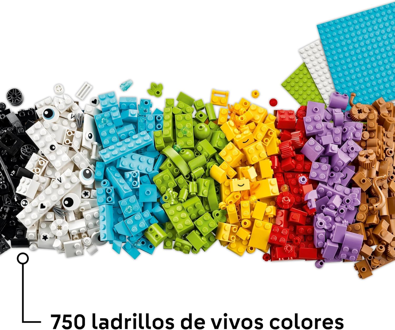 LEGO Classic Caja Creativa para Construir y Jugar con Ladrillos de Colores 11044