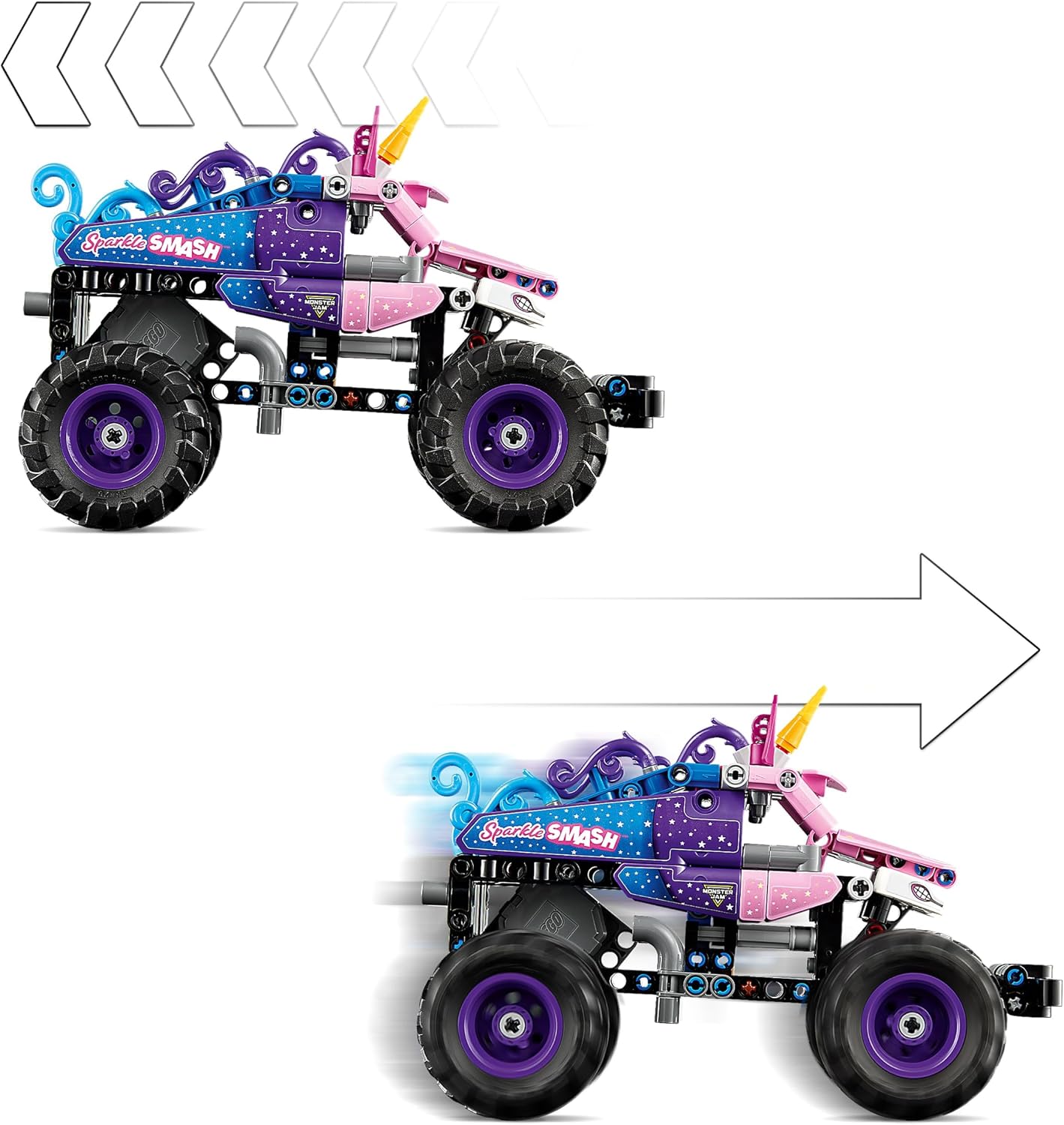 TECHNIC MONSTER JAM SPARKLE SMASH 42220
