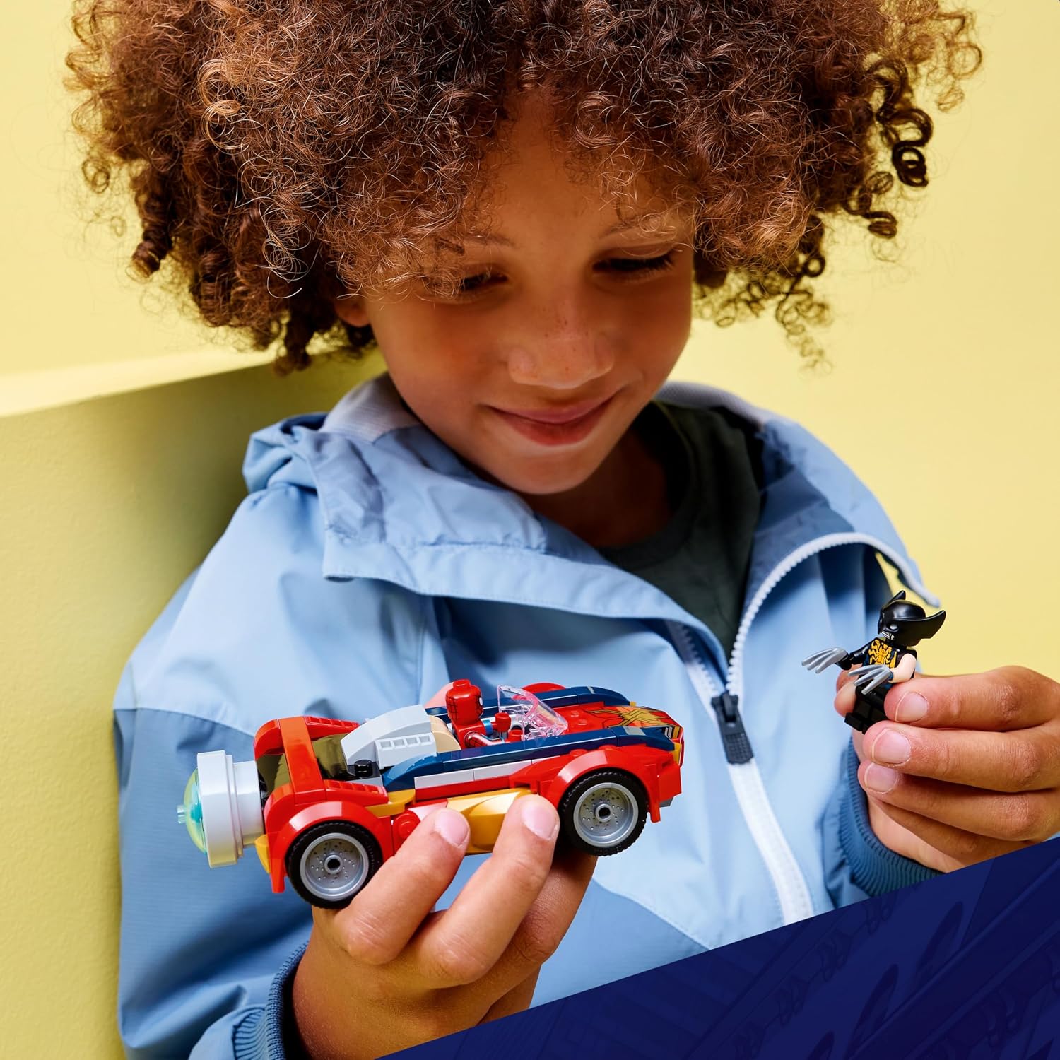 SUPER HEROES COCHE DE SPIDER-MAN VS. LOBEZNO VENOMIZADO 76336