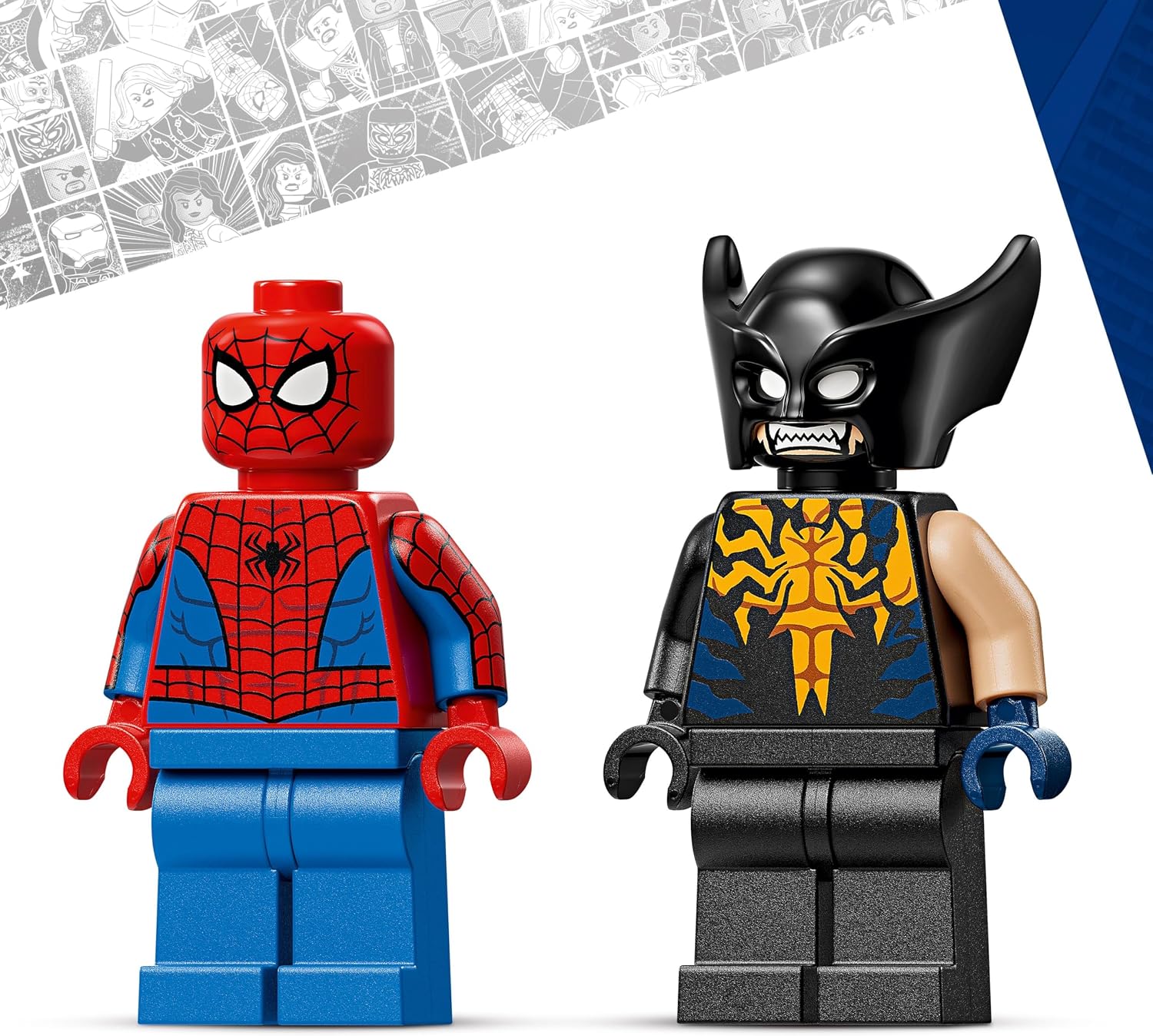 SUPER HEROES COCHE DE SPIDER-MAN VS. LOBEZNO VENOMIZADO 76336