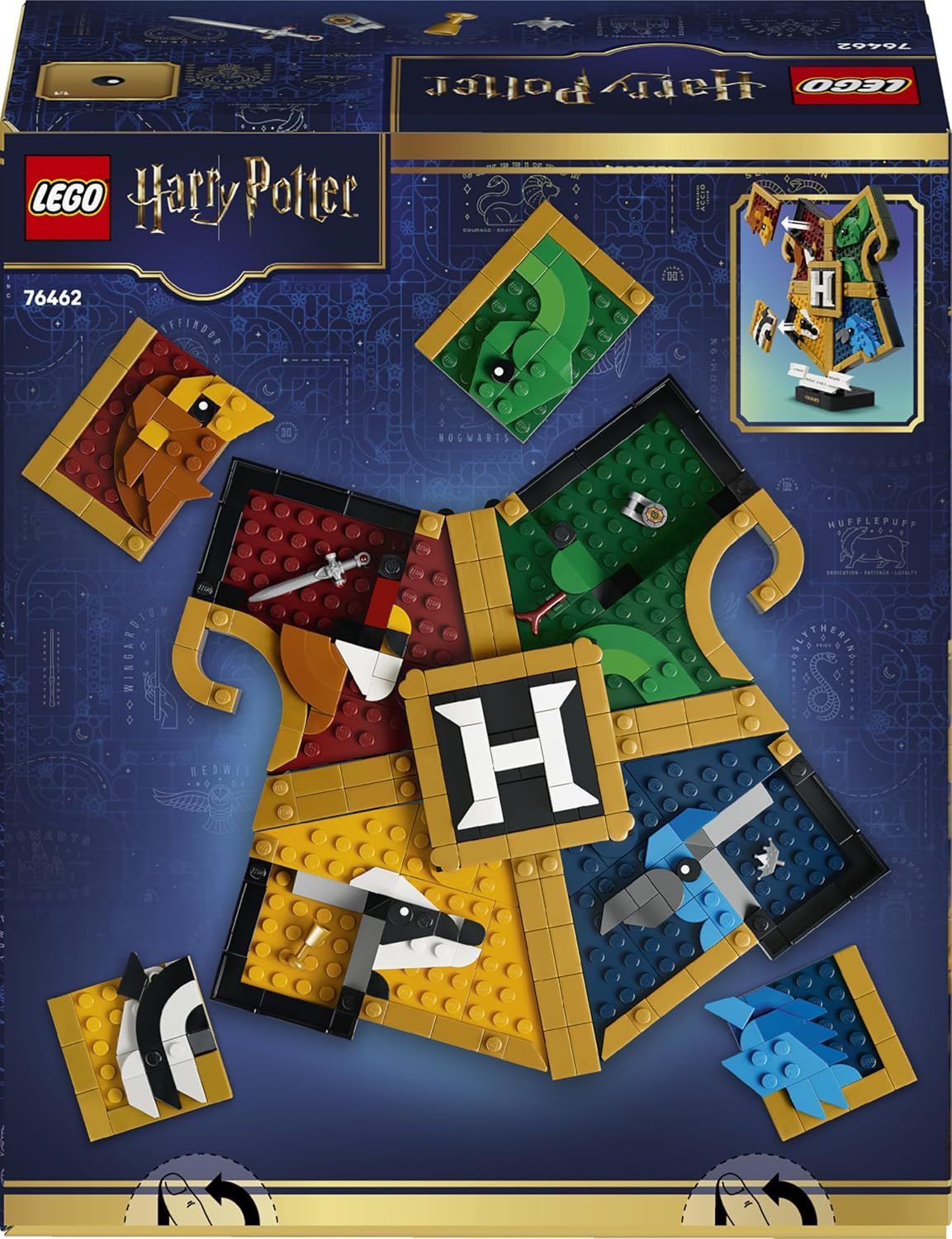 HARRY POTTER ESCUDO DE CASA DE HOGWARTS 76462
