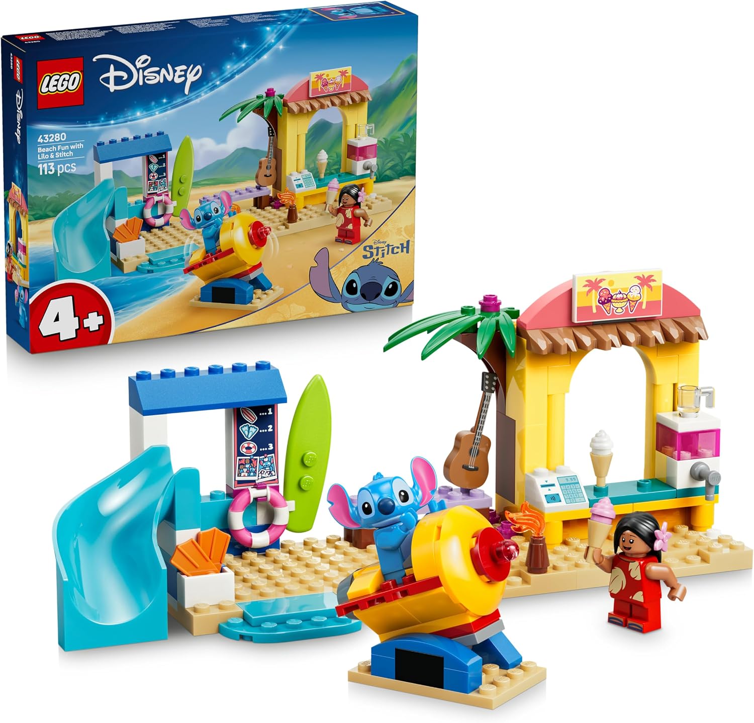 DISNEY DIVERSIÓN EN LA PLAYA CON LILO Y STITCH 43280