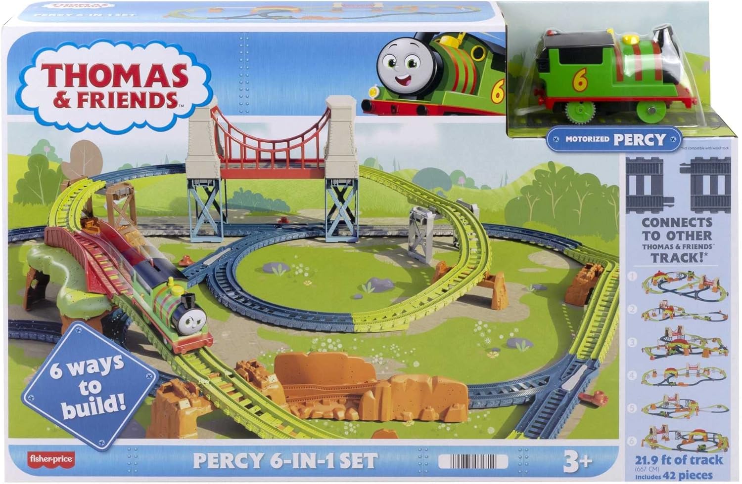 Thomas & Friends Percy Tracks 6 in 1 HHN26