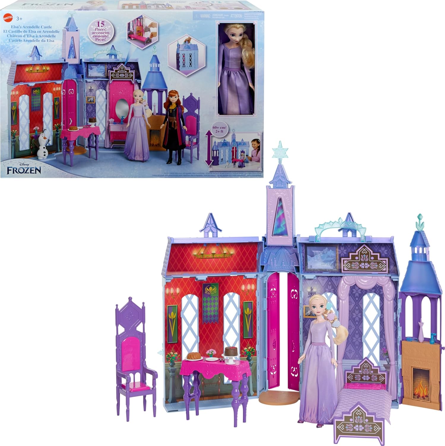 Disney Frozen Castillo de Arendelle con Muñeca HLW61