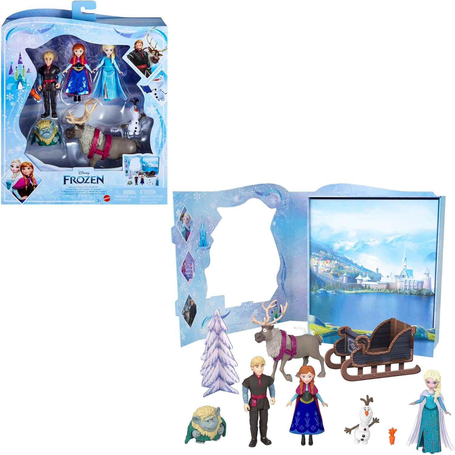 DISNEY FROZEN SET DE HISTORIAS 6 FIGURAS HLX04
