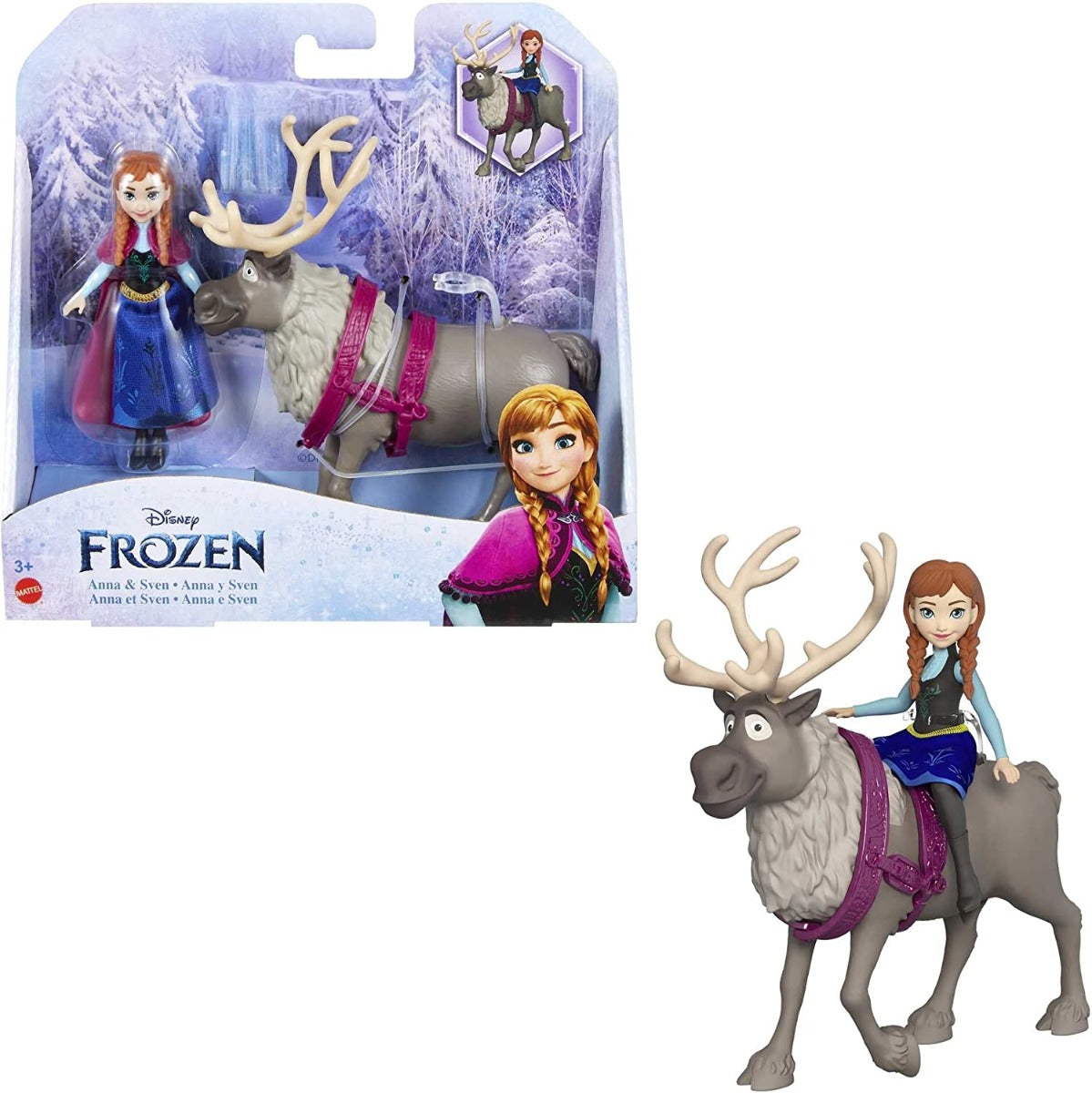 Disney Frozen Muñeca Mini Anna y Sven
