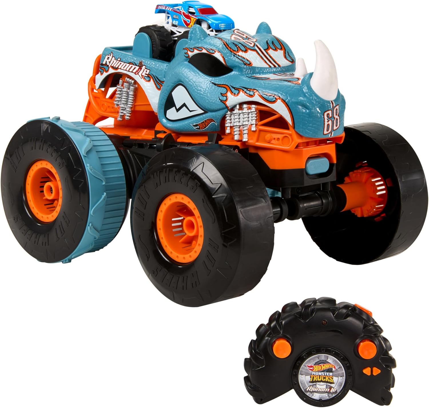 HW MONSTER TRUCKS CONTROL REMOTO RHINOMITE 1:14 HPK27