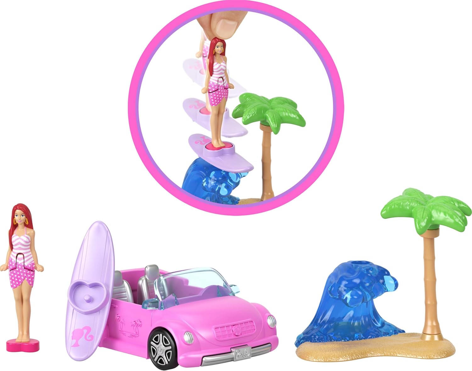 Barbie Mini Barbieland Paquete De Vehículos Para Muñecas Jgl30