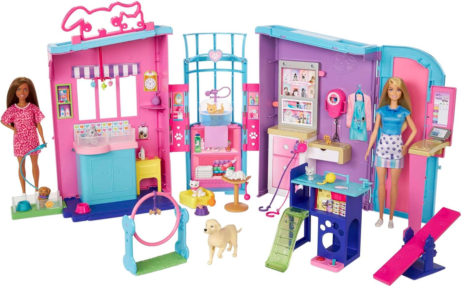 Barbie Set de Juego Cuidado de Mascotas HRG81
