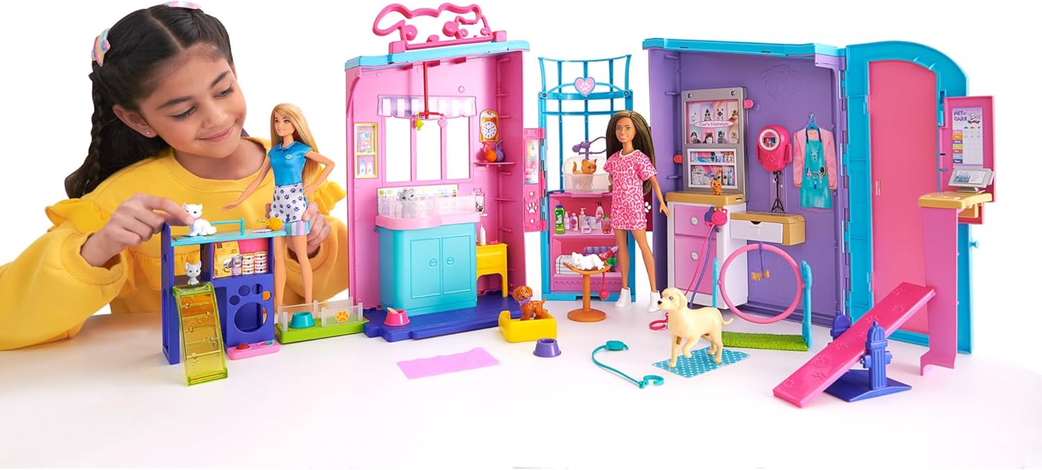 Barbie Set de Juego Cuidado de Mascotas HRG81