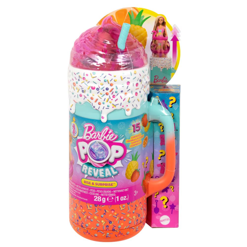 BARBIE POP REVEAL SET DE JUEGO SMOOTHIE TROPICAL HRK57