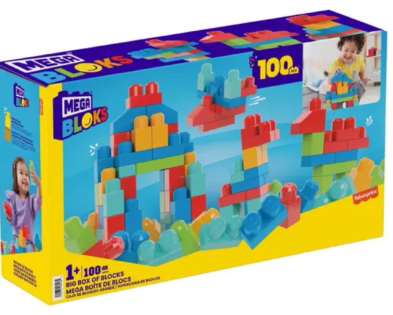 Mega Bloks Box of blocks 100 pcs HRR52