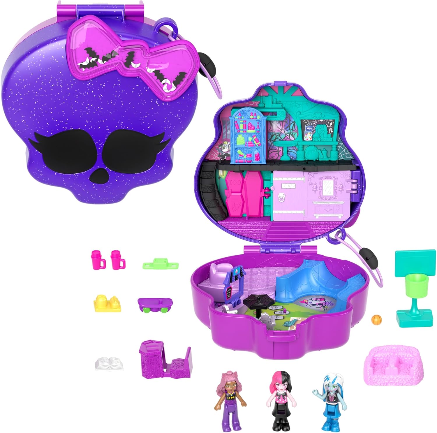 POLLY POCKET COMPACTO MONSTER HIGH