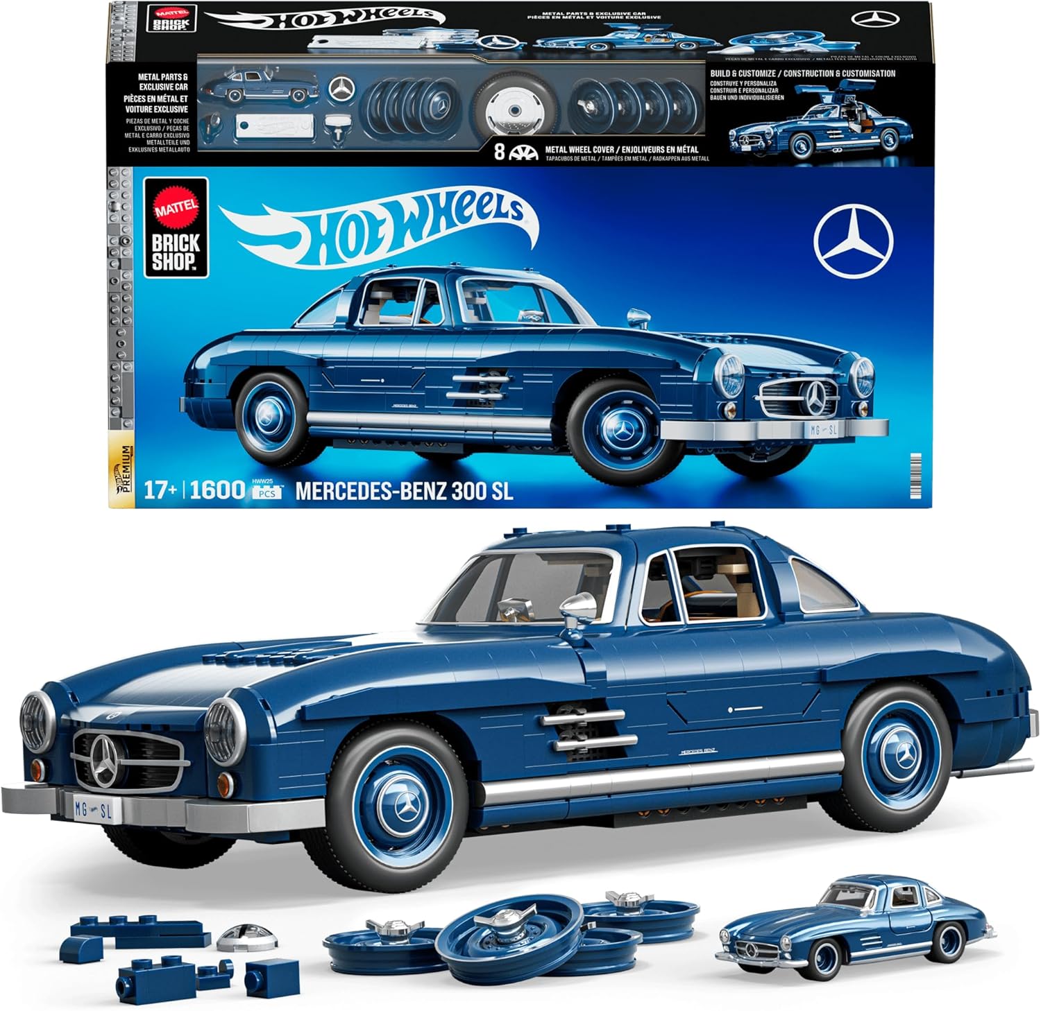 BRICK MERCEDES-BENZ 300 SL PREMIUM ESC 1:12 ARMABLE HWW25