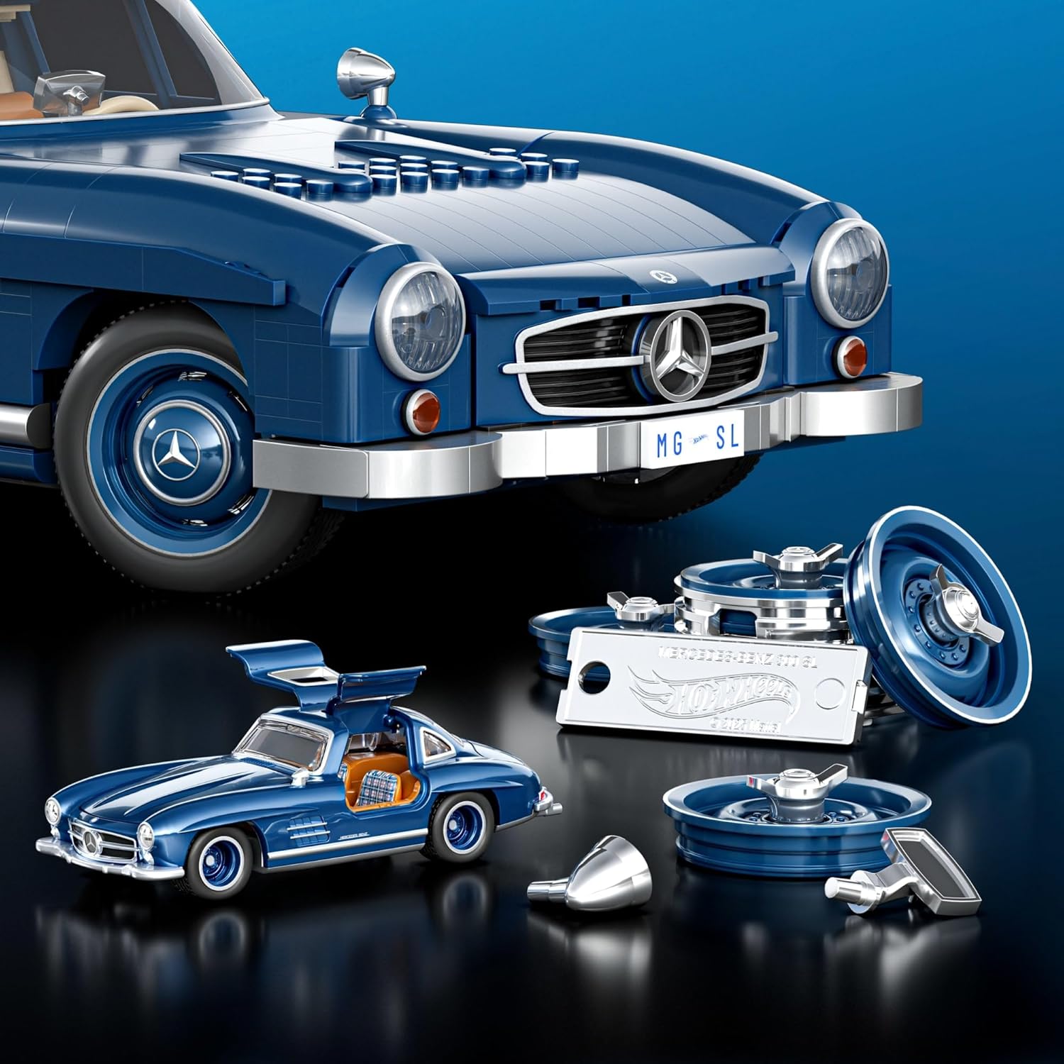 BRICK MERCEDES-BENZ 300 SL PREMIUM ESC 1:12 ARMABLE HWW25