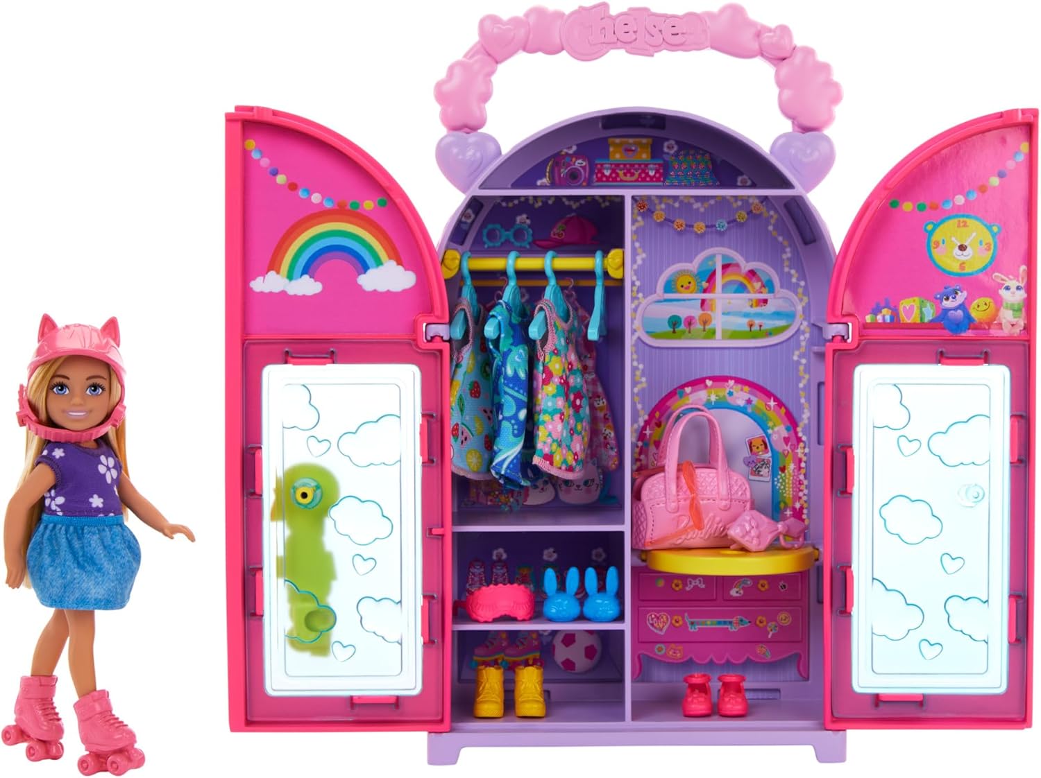 Barbie Set De Juego Clóset De Chelsea Para Niñas Hxn03