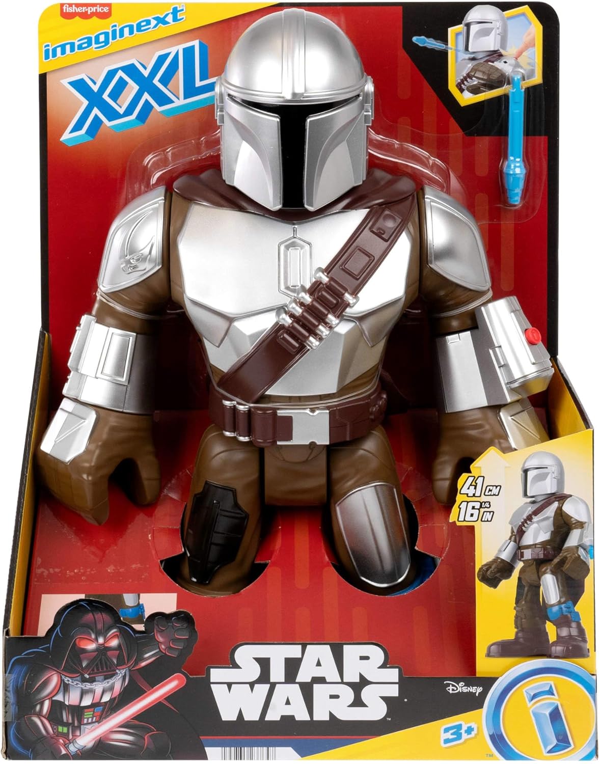 Imaginext Sw Fig De Acción Xxl Mandolorian Hxt20