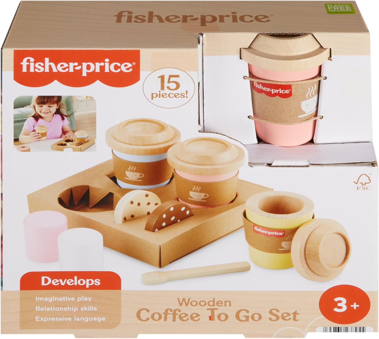 F P W JUGUETE SET MI PRIMER CAPUCHINO DE MADERA HXT85