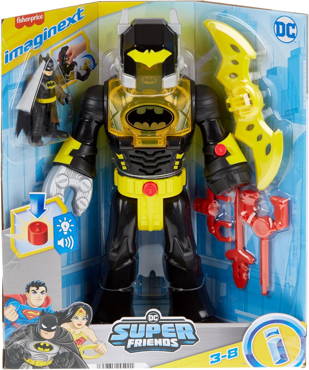 IMAGINEXT DC SUPER FRIENDS FIGURA DE ACCIÓN BATMAN INSIDER HYG31