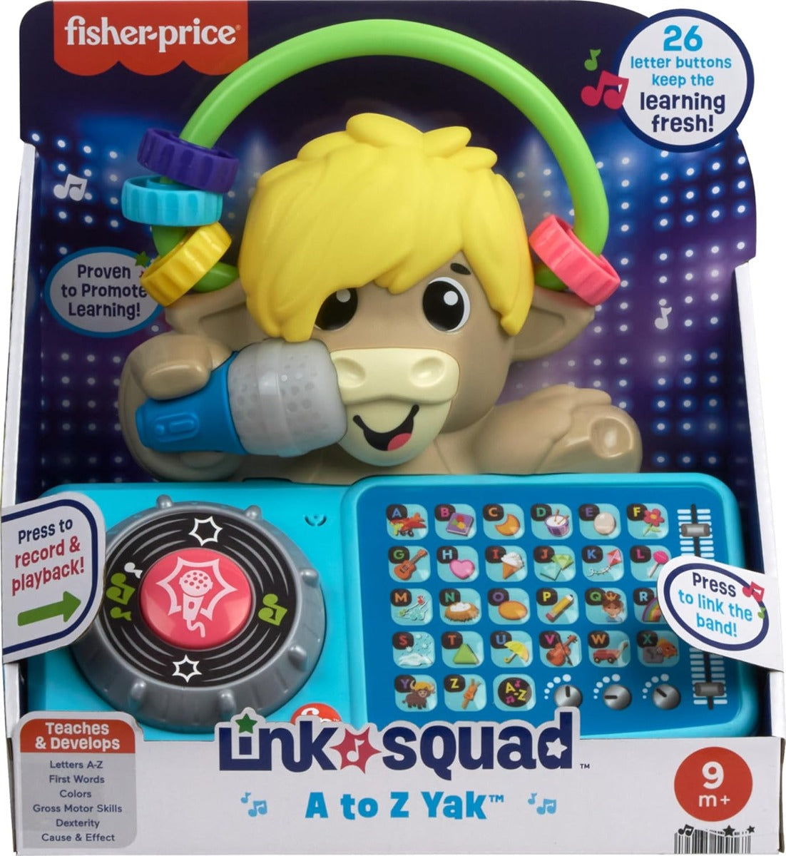 Fisher-Price Juguete para Bebés Escuadrón Musical Búfalo HYL15