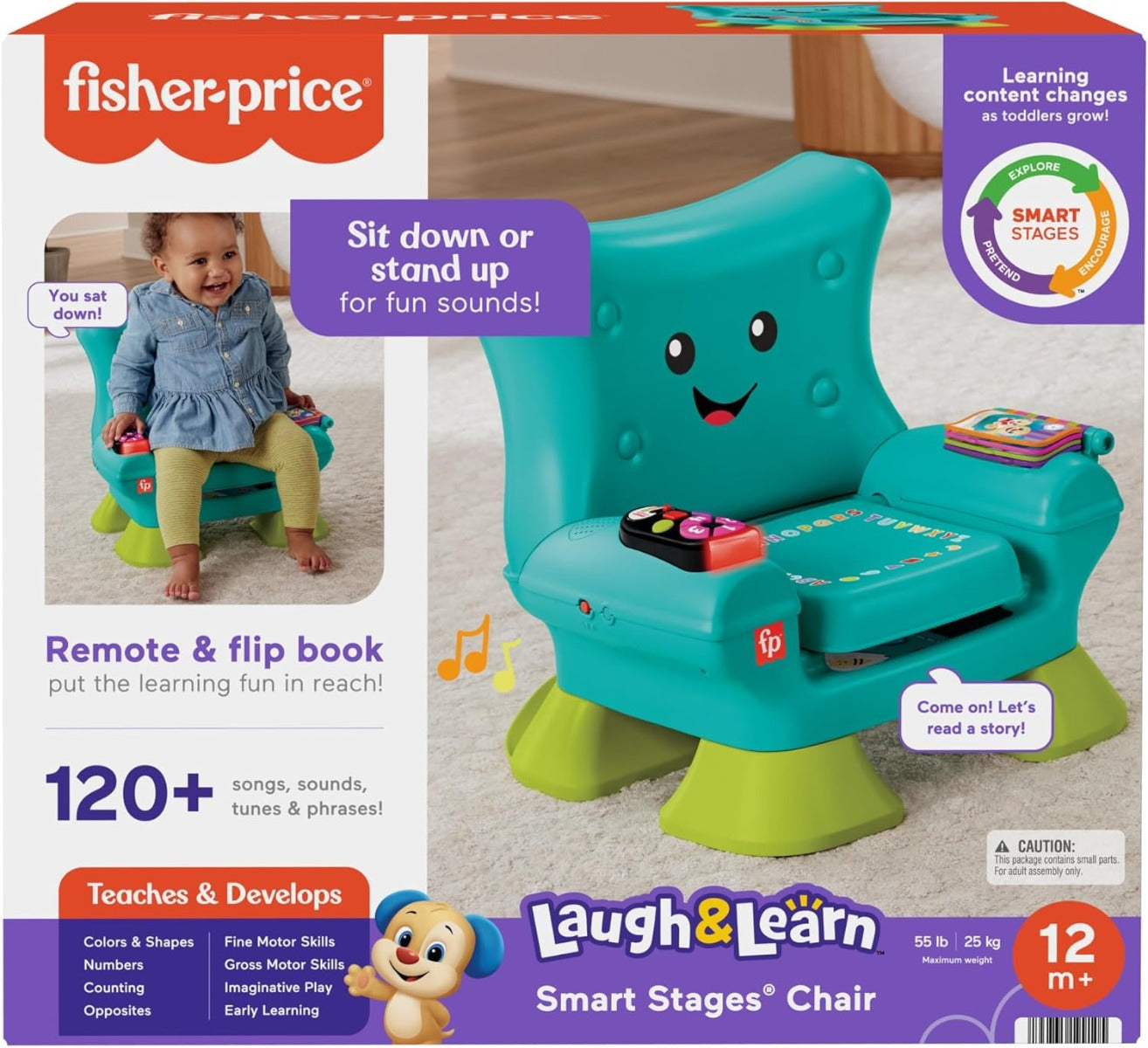Fisher-Price Ríe y aprende Silla Smart Stages HYP36