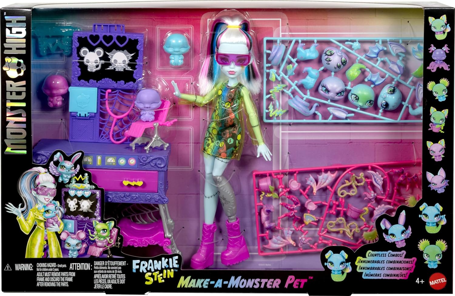 MH SET DE JUEGO CREA TU MASCOTA MONSTRUOSA JBF18