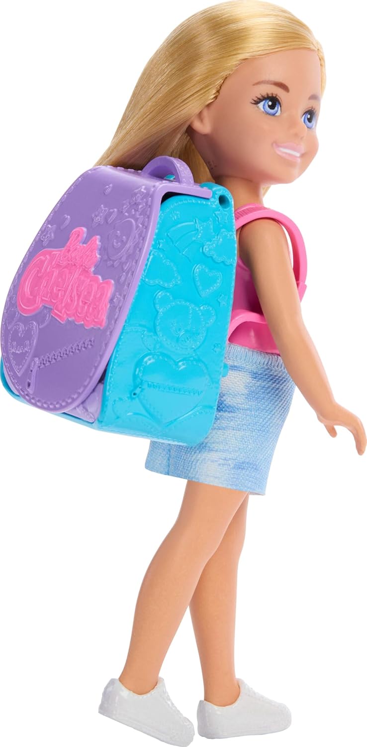 BARBIE SET DE JUEGO CHELSEA MOCHILA PARA HORNEAR CUPCAKES JBF46