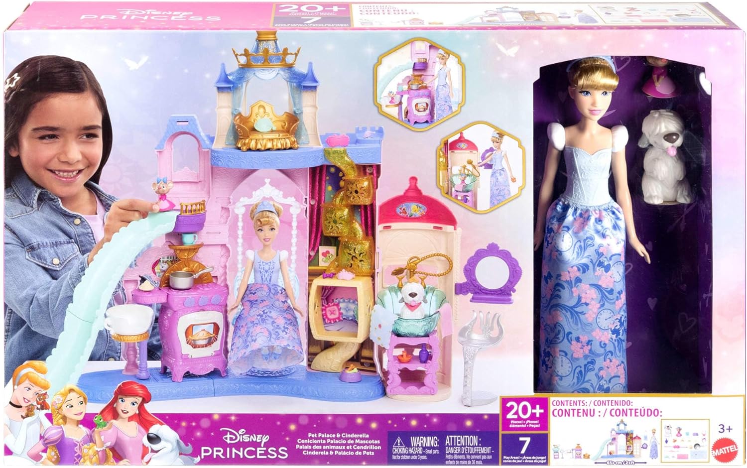 DISNEY PRINCESA SET DE JUEGO PALACIO DE ANIMALITOS JBF95