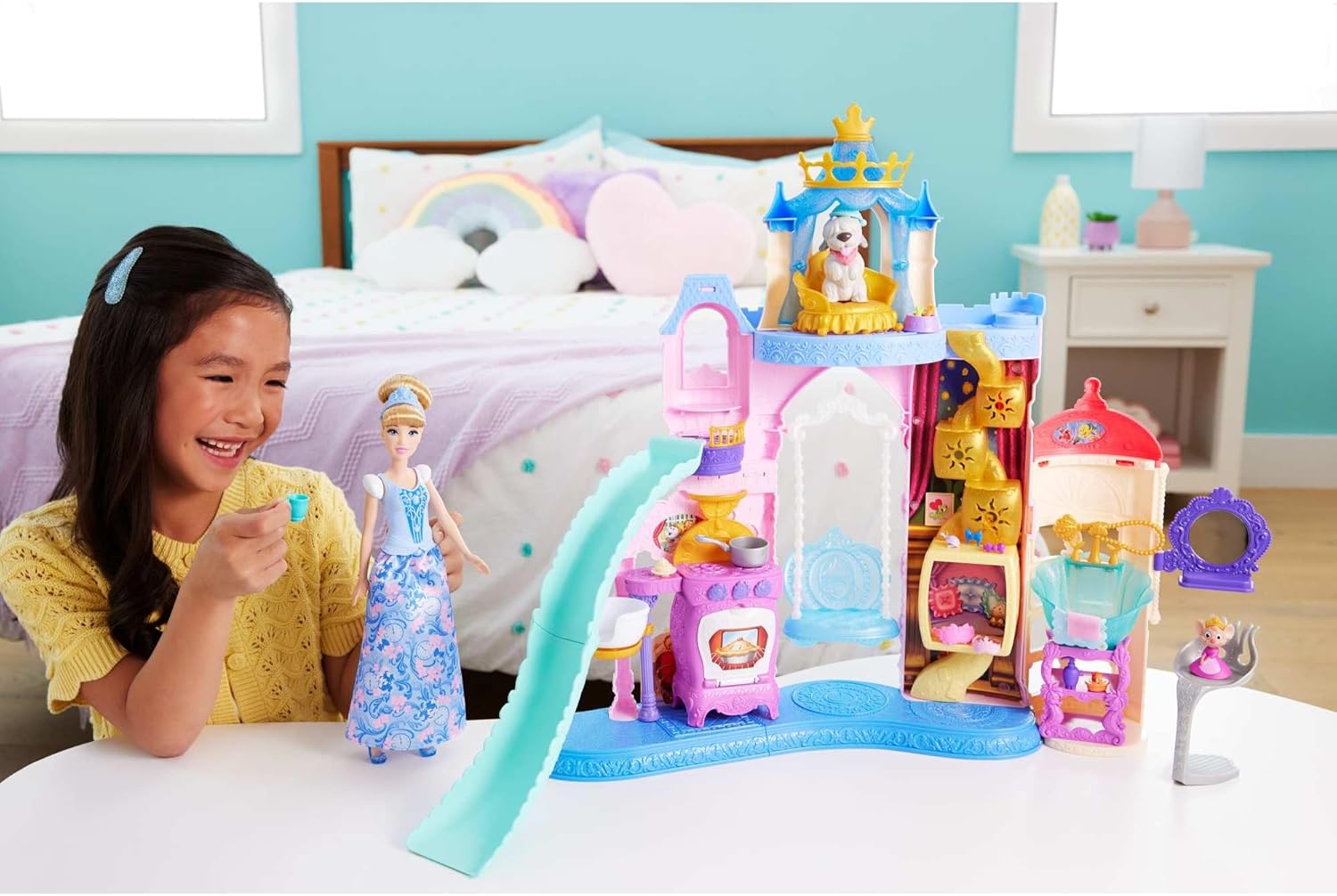 DISNEY PRINCESA SET DE JUEGO PALACIO DE ANIMALITOS JBF95