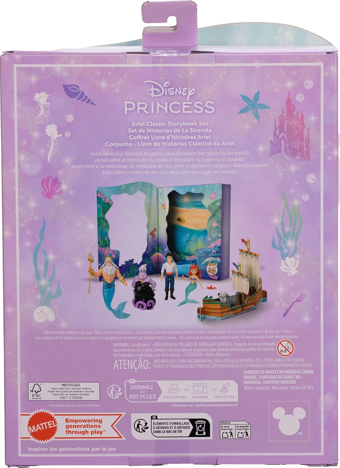 Disney Princesa Set De Juego Cuentos De Ariel Jbl32