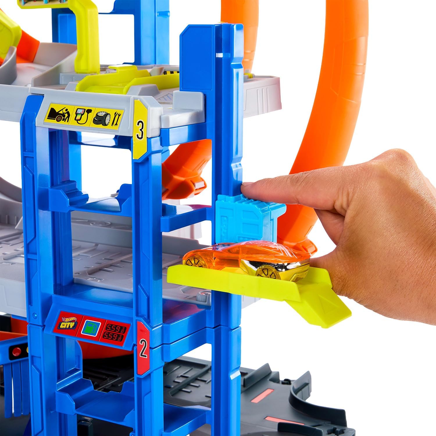 HW CITY PISTA DE JUGUETE MEGA GARAGE JBM74