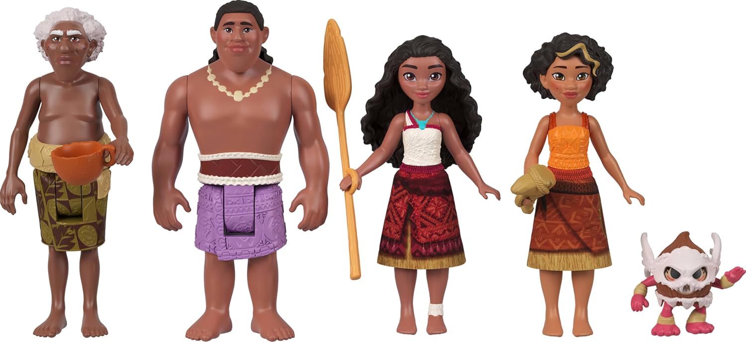 MOANA 2 MUÑECOS MOANA Y TRIPULACIÓN JBT53