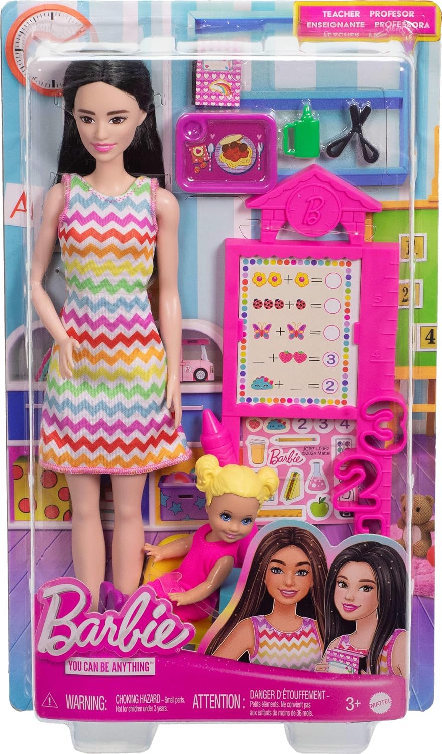 BARBIE PROFESIONES SET DE JUEGO CON MUÑECA SORPRESA JCR71