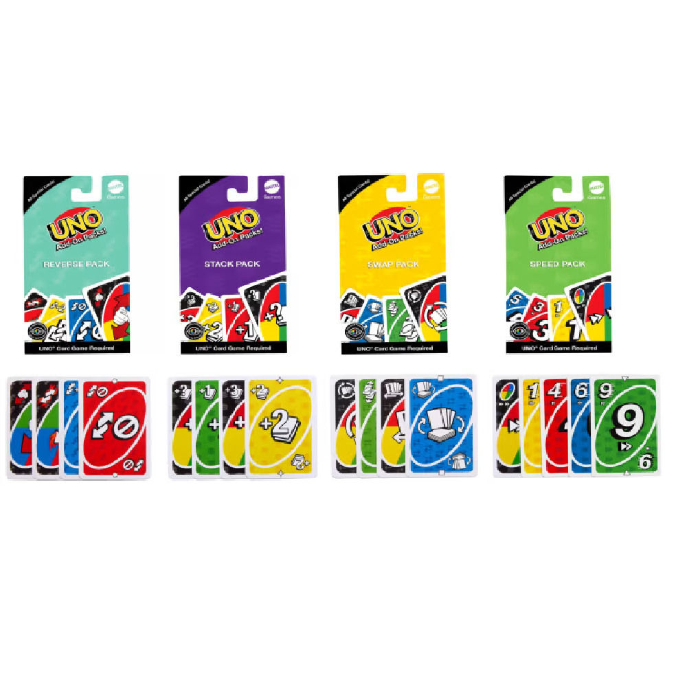 UNO JUEGO DE CARTAS PAQUETES COMPLEMENTARIOS (EXTENSIÒN) JCV55