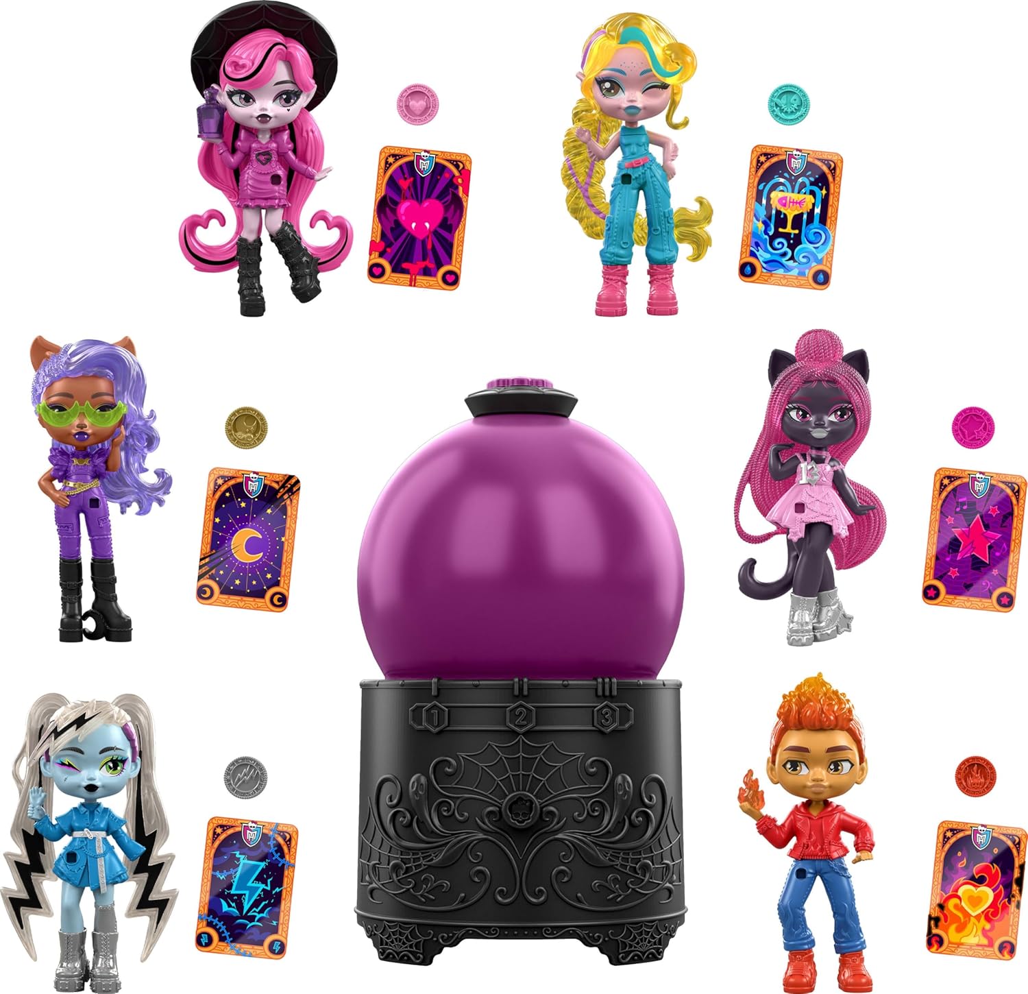MONSTER HIGH MUÑECA MINI BOLA DE CRISTAL SORPRESA JCX99