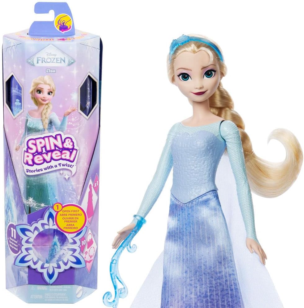 DISNEY FROZEN MUÑECA SPIN AND REVEAL ELSA JBG59