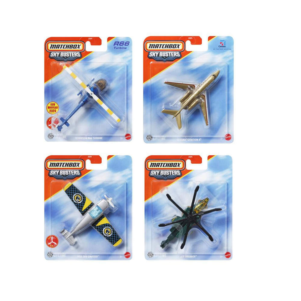 MBX DIECAST VEHÍCULO DE JUGUETE SKYBUSTERS JDJ05