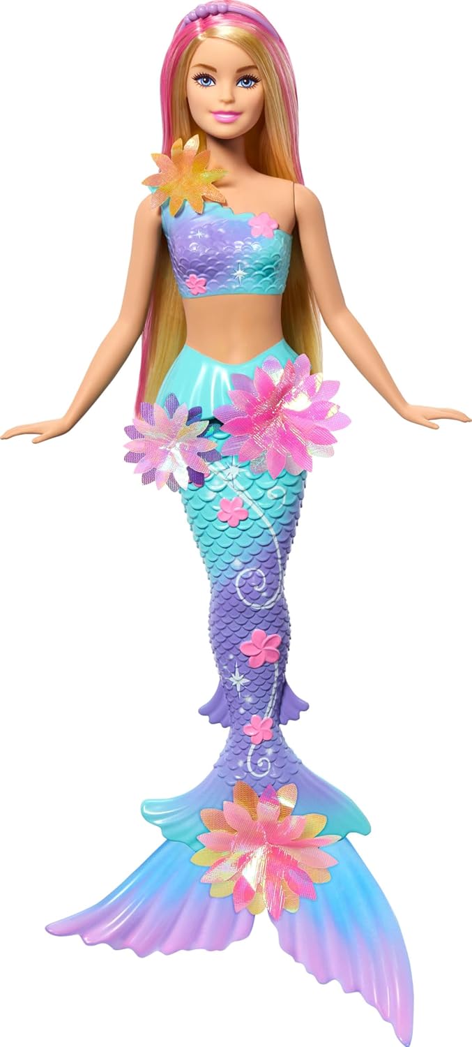 BARBIE FANTASÍA MUÑECA SIRENA CON TRANSFORMACIÓN JDM72