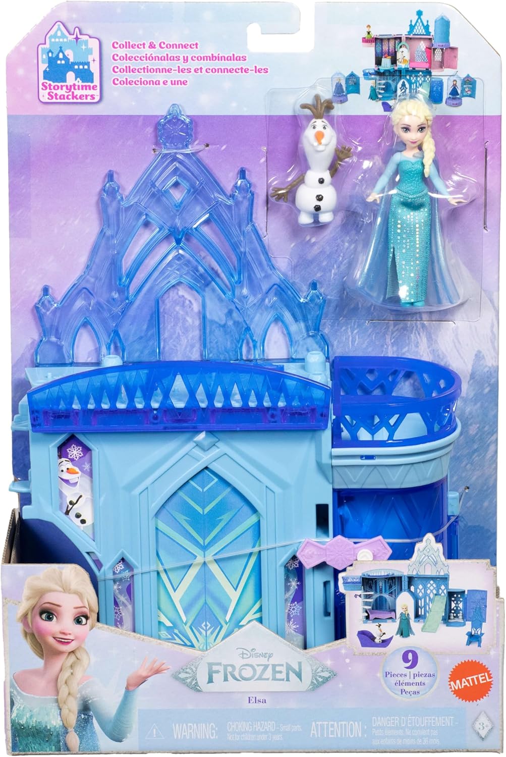 Disney Frozen Casa De Muñecas Castillo De Elsa Apilable Jdp63