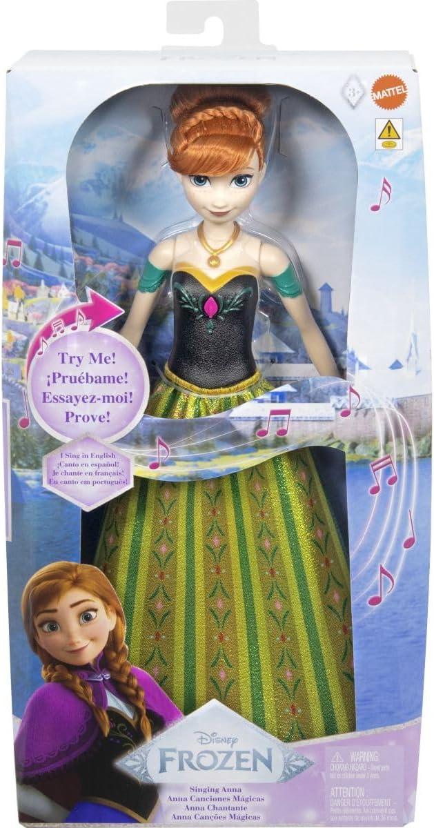 DISNEY FROZEN MUÑECA ANNA MUSICAL PARA NIÑAS JDX45
