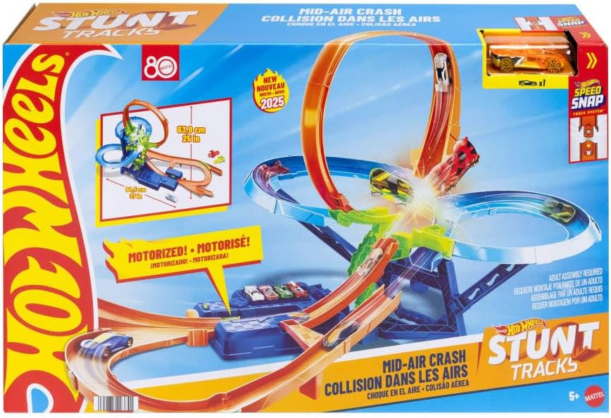 HW STUNT TRACKS PISTA DE JUGUETE MULTI-CHOQUE AÉREO JFD12