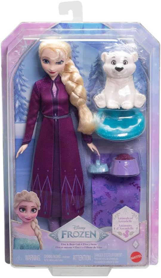 DISNEY FROZEN SET DE JUEGO ELSA CON OSO BEBÉ JFG16