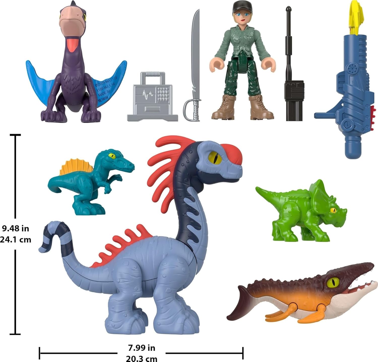 IMAGINEXT JW PAQUETE DE DINOS TIERRA, AIRE Y MAR JFR25