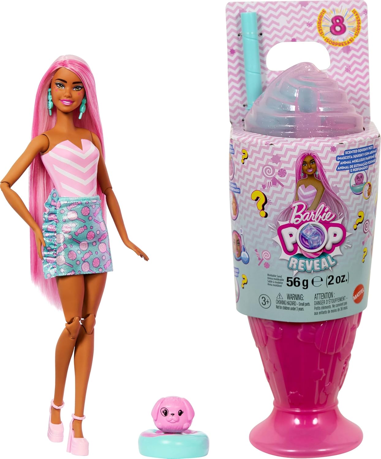 BARBIE POP REVEAL MUÑECA DULCES SORPRESAS JFY00