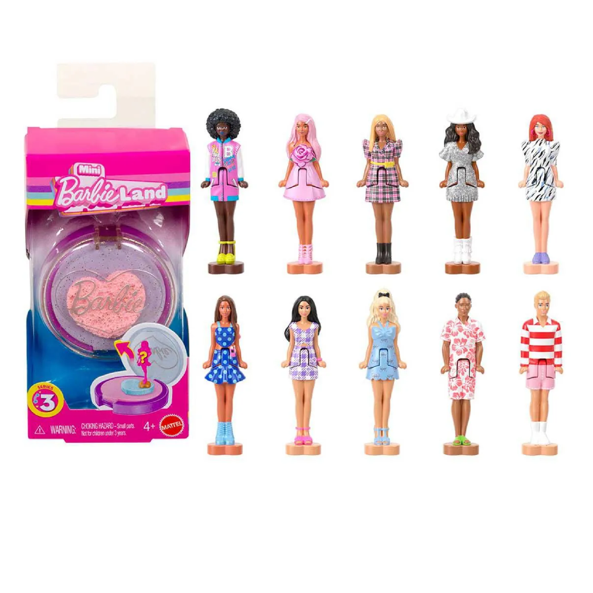 BARBIE MINI BARBIELAND MUÑECA MINI FASHIONISTAS JFY13