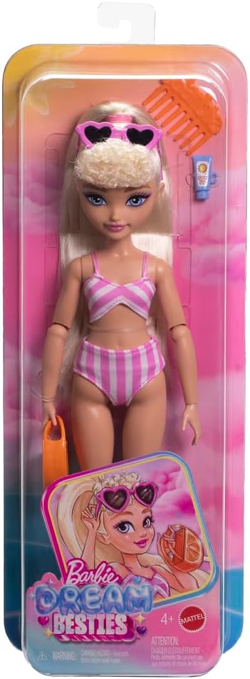 BARBIE DREAM BESTIES MUÑECA MALIBÚ DE PLAYA JGH83