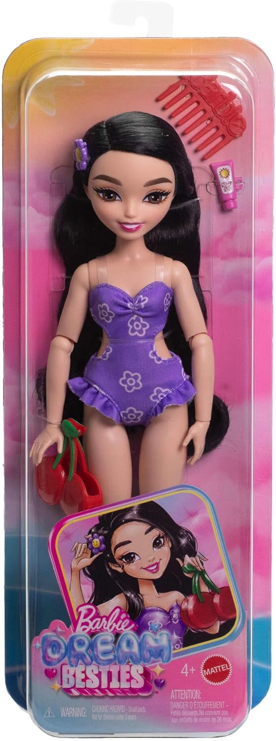 BARBIE DREAM BESTIES MUÑECA RENEE DE PLAYA JGH86