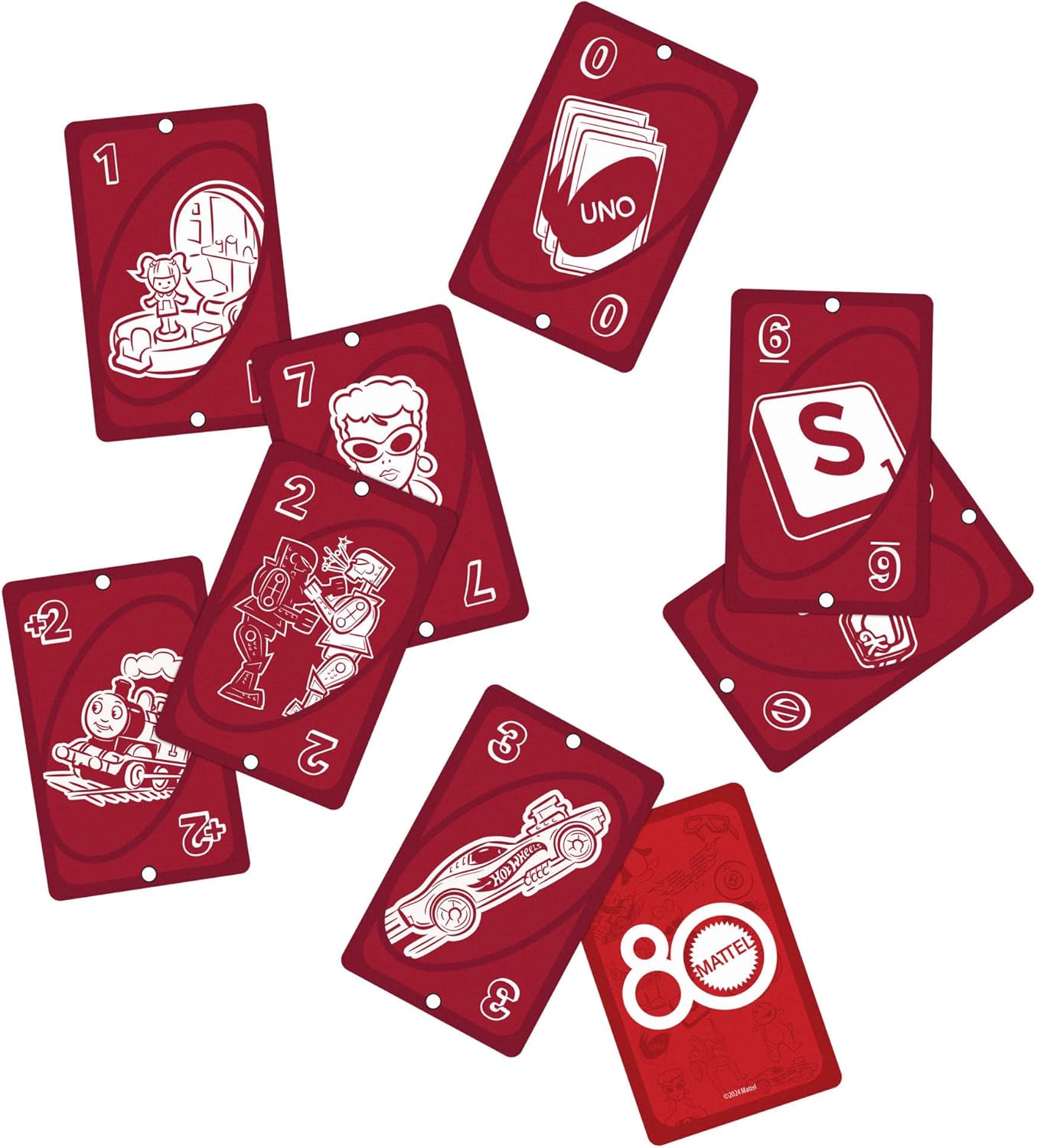 UNO JUEGO DE CARTAS MATTEL 80 ANIVERSARIO JGK30