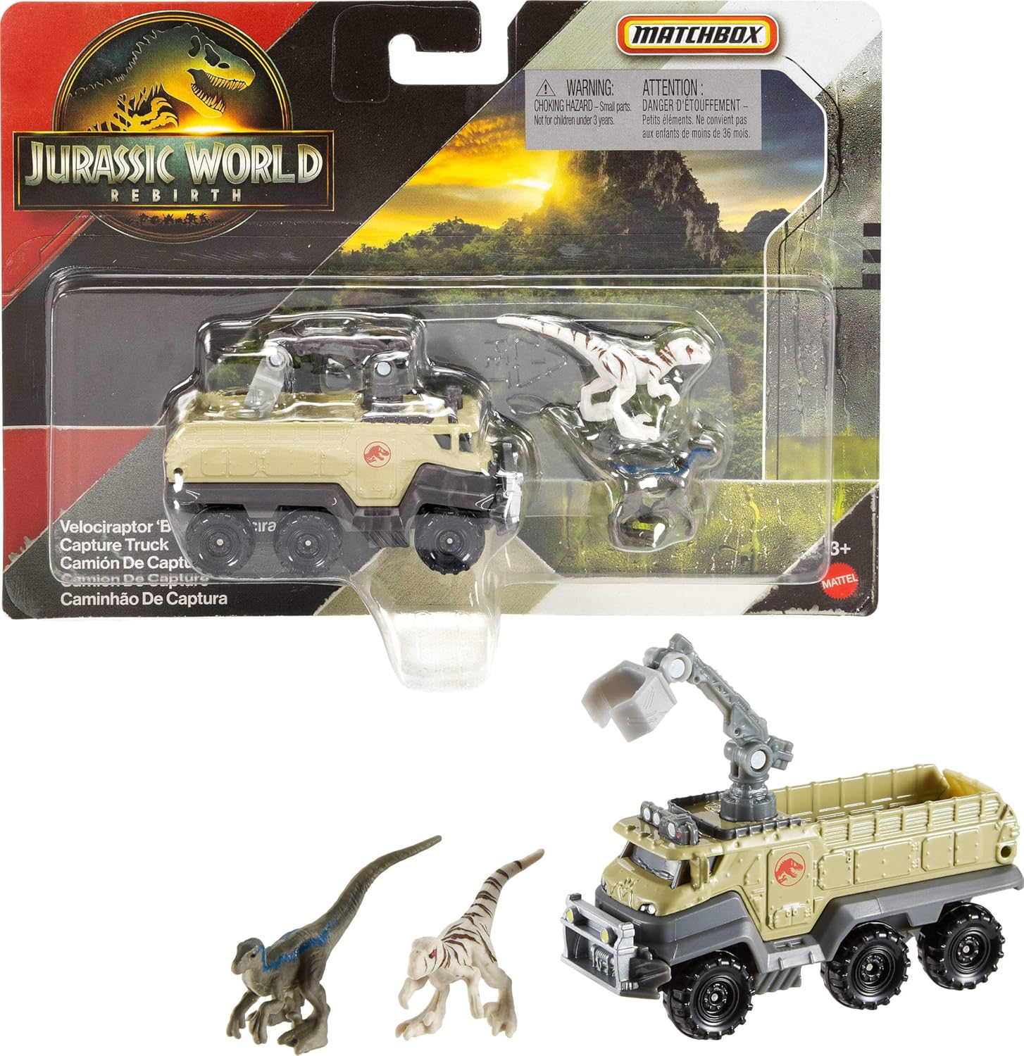 MBX JURASSIC WORLD TRANSPORTADOR DINOSAURIOS JGL74